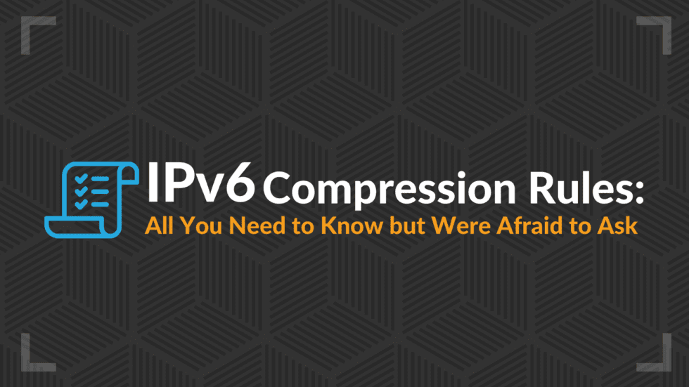 2 rules of ipv6 compression